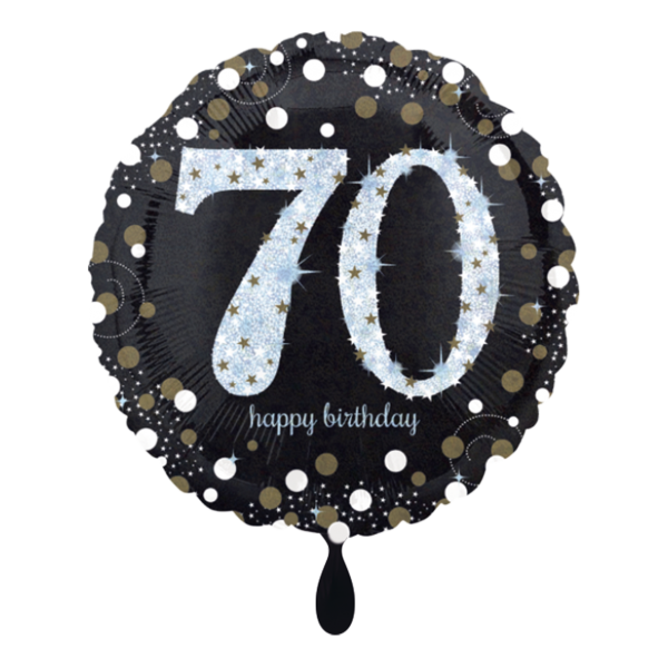Folienballon - Sparkling Birthday 70/ 45cm