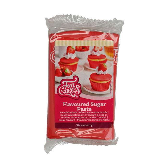 FunCakes Fondant Erdbeer Flavour 250g