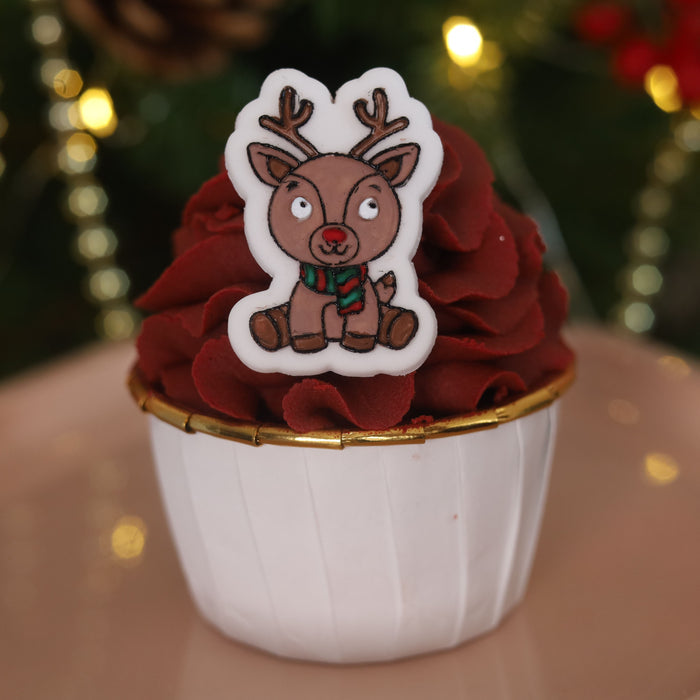 Sweet Stamp -  Mini Stamp 'n Cut - Cartoon Reindeer