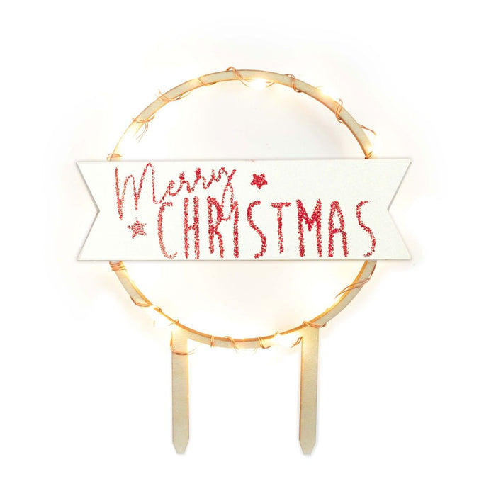 ScrapCooking - Topper "Merry Christmas" LED