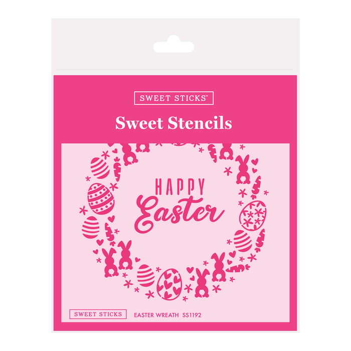 Sweet Stencils - Happy Easter Wreath