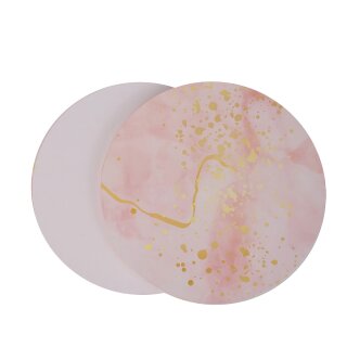 Cake Board - Marble Rosegold 10'' (25cm)