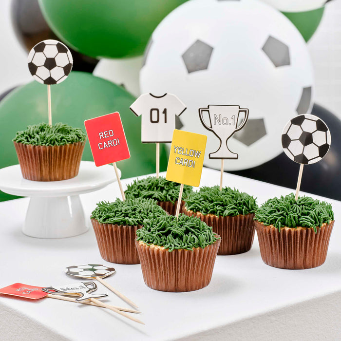 Gingerray Cupcake Topper - Football