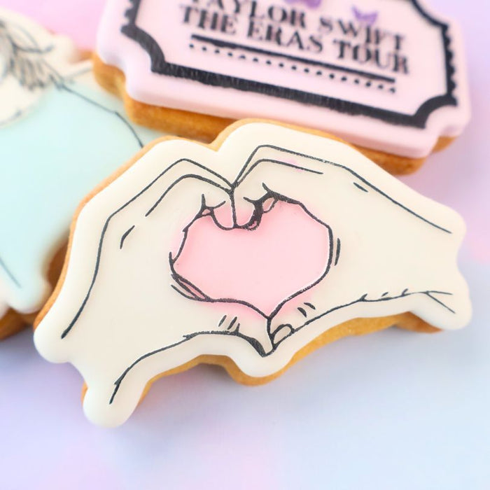 Sweet Stamp Cutter& Stamp - Amy Jane Collection "Heart Hands"