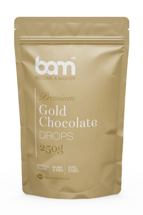 BAM - Gold Chocolate Drops 250g