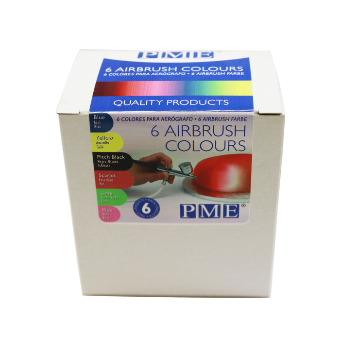 PME - Airbrush Farben 6er Pack