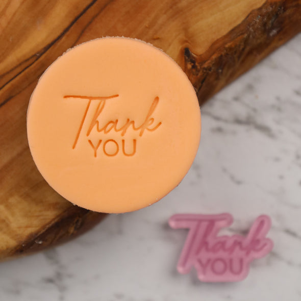 Sweet Stamp - Amy Jane Signature Embosser "Thank You"