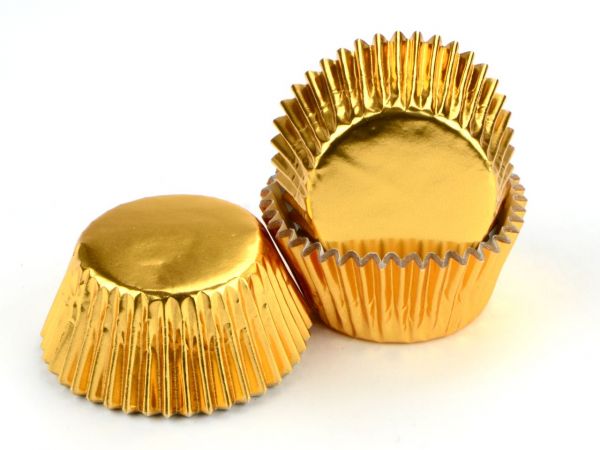 Muffin Cups - Alu Gold 60 Stück