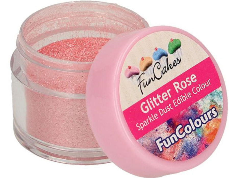 FunCakes - Glitzer Farbpulver Rosa