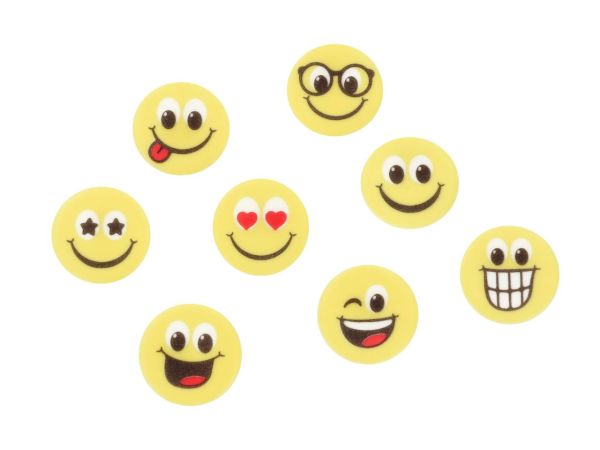 Zuckerdekor "Happy Faces" 10 Stück