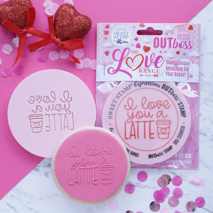 Sweet Stamp - OUTboss Love - I love You A Latte