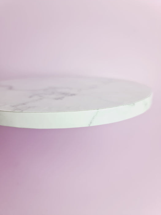 Cake Board - White Marble 12'' (30cm)