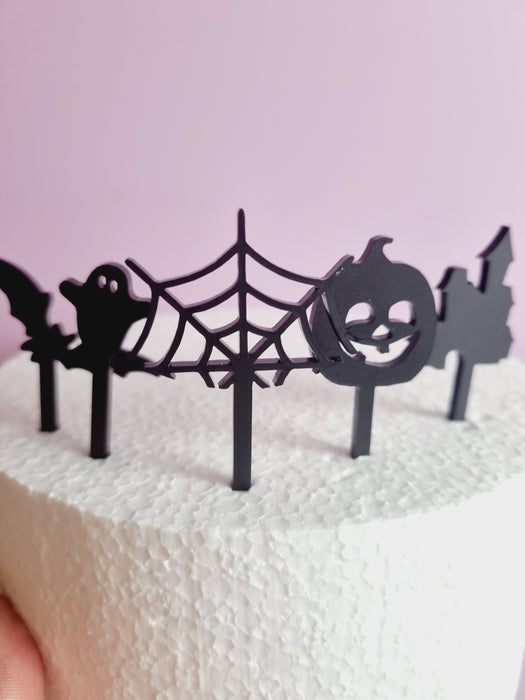 Mini Cupcake Topper - Halloween (5 Stück)