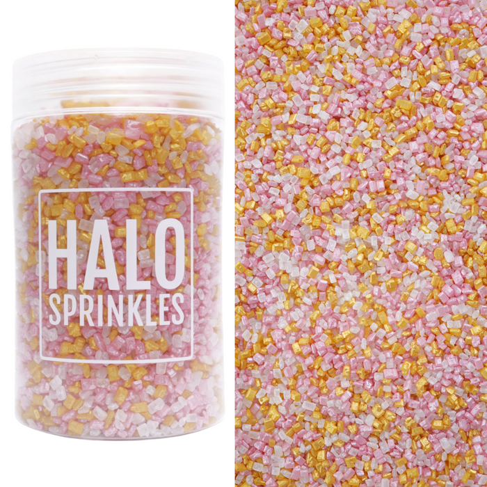 HALO SPRINKLES - Glimmer Sugars - Peaches & Cream