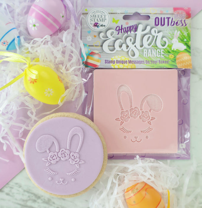 Sweet Stamp - OUTboss Easter - Rose Crown Bunny