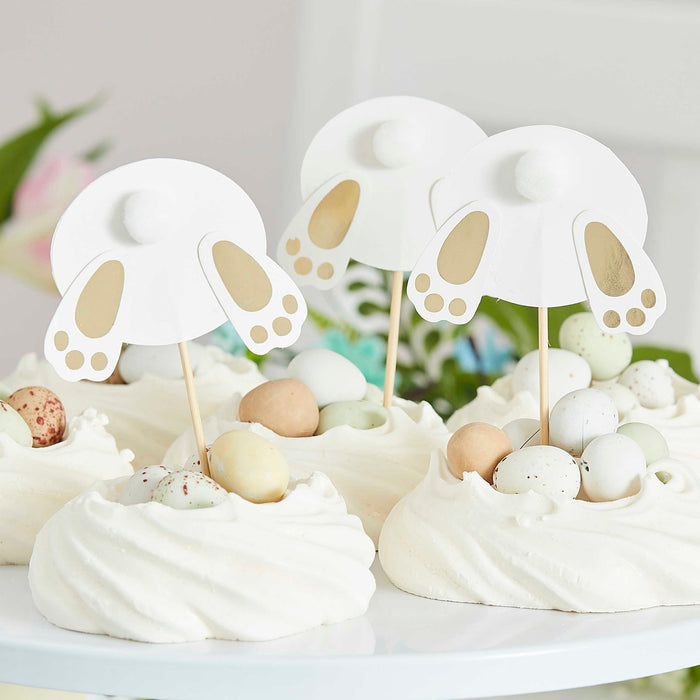 Gingerray - Cupcake Topper Bunny Tails