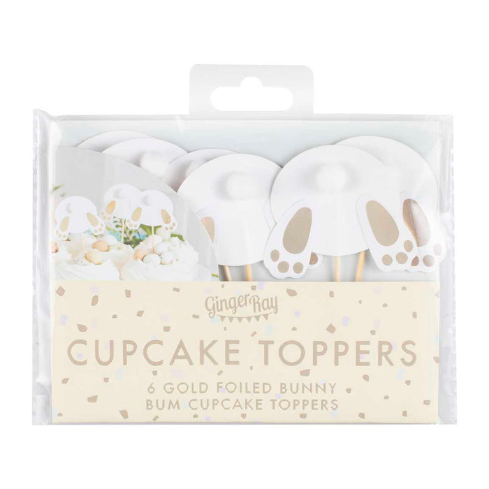 Gingerray - Cupcake Topper Bunny Tails