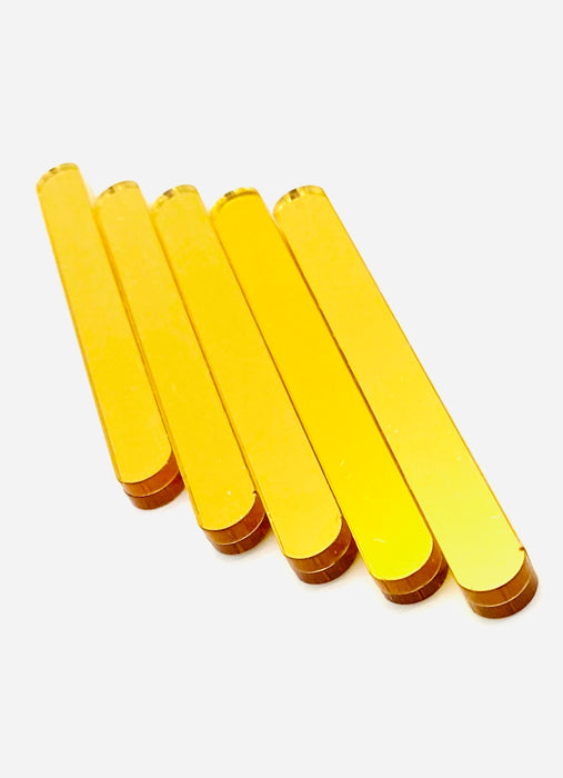 Popsicle Sticks Mirror Gold