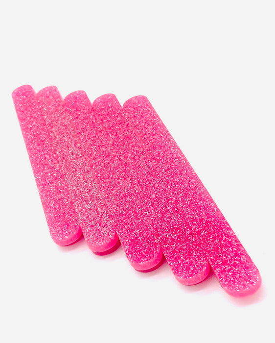 Popsicle Sticks Mini - Rosa Glitter