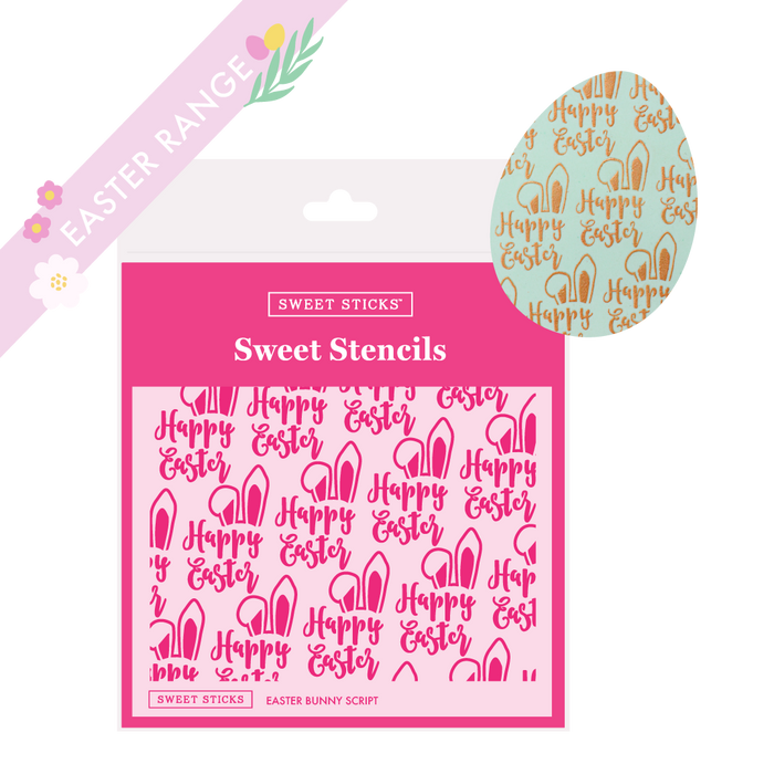 Sweet Stencils - Easter Bunny Script