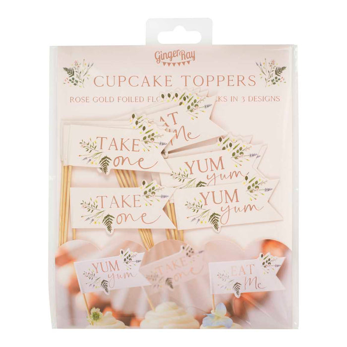 Gingerray - Cupcake Topper Let's ParTea