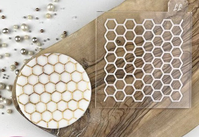 Lissie Lou - Texture Tile  "Honeycomb"