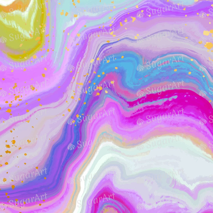 Sugar Art - Transfersheet Rainbow Marple