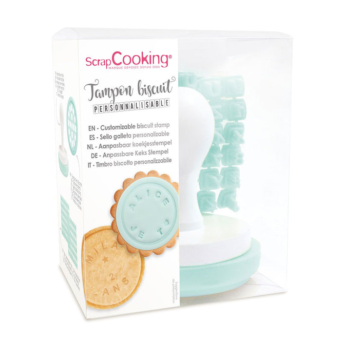 ScrapCooking - Cookie Stamp mit anpassbaren Pad