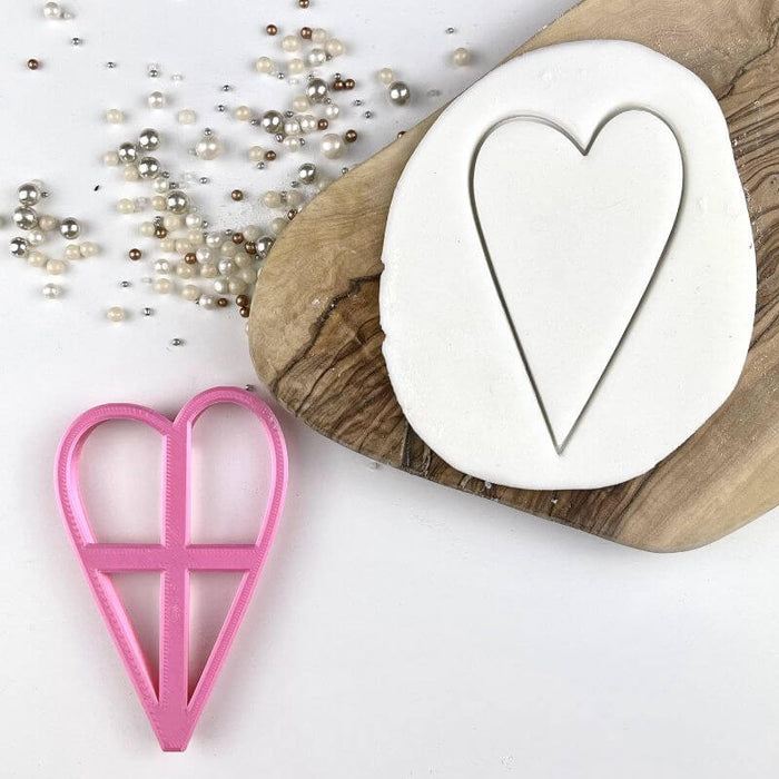 Lissie Lou - Skinny Heart Cookie Cutter (Groß - 11cm)