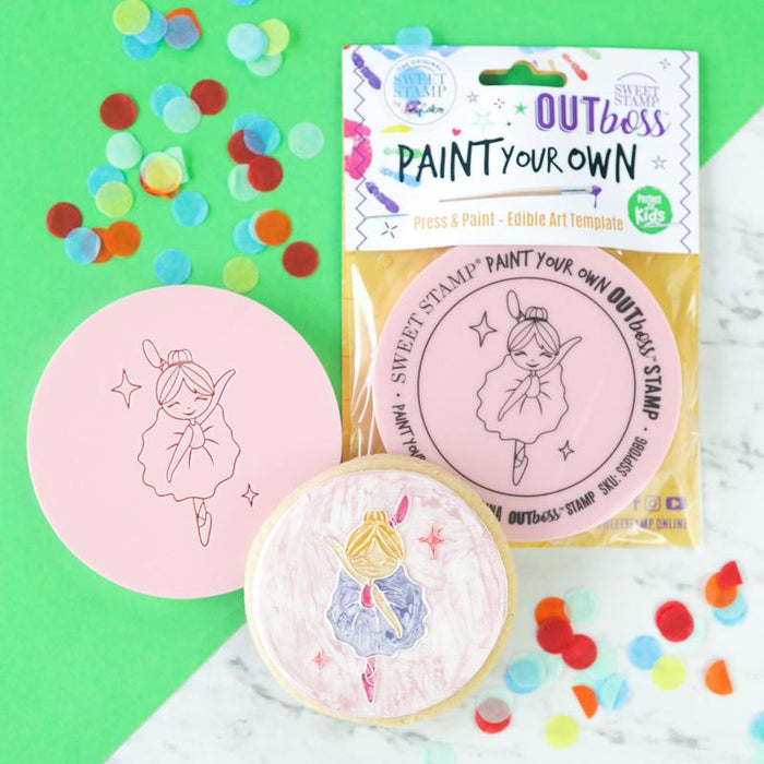 Sweet Stamp - OUTboss Paint Your Own - Ballerina