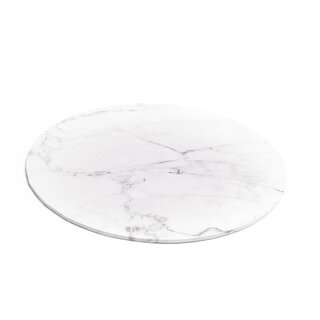 Cake Board - White Marble 8'' (20cm)