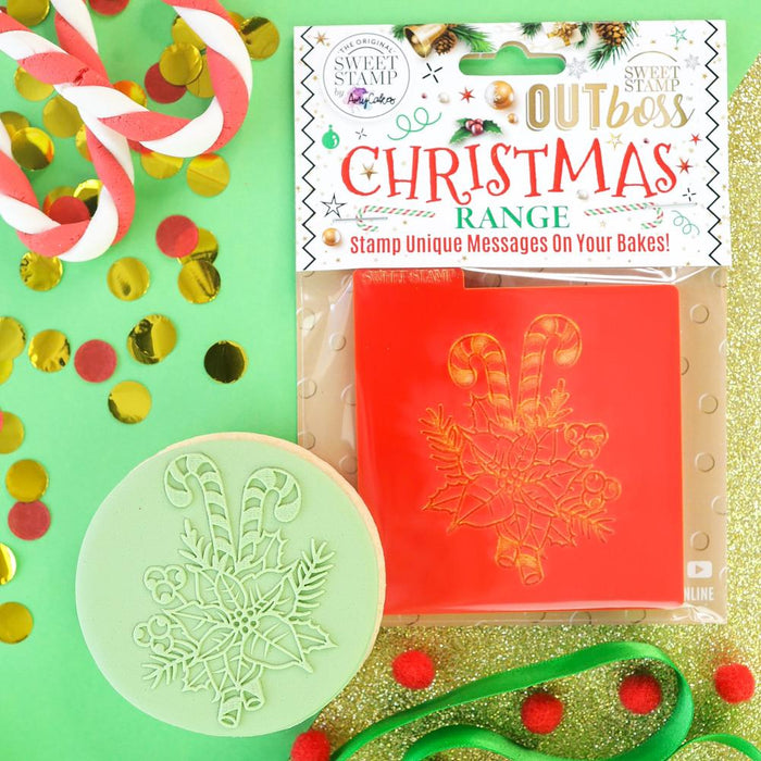 Sweet Stamp - OUTboss Christmas - Christmas Candy Poinsettia