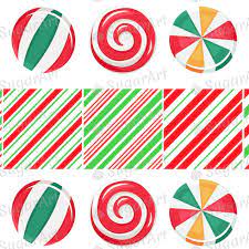 Sugar Art - Transfersheet Candy Cane for Charms