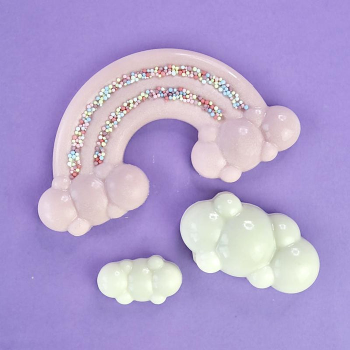 Sweet Stamp -  Popsicle Mould Rainbow & Clouds