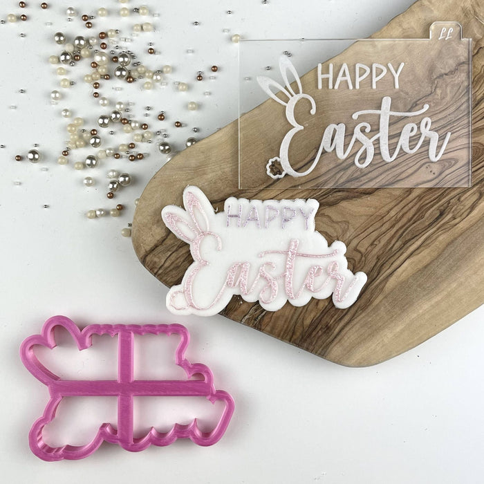 Lissie Lou - Cookie Cutter & Embosser  "Coco Peony Happy Easter Style"