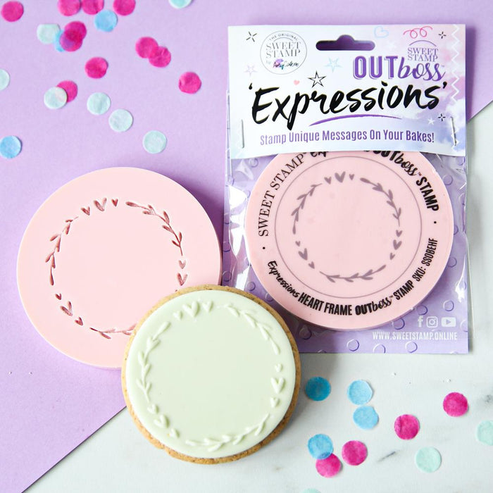 Sweet Stamp - OUTboss Expressions- Hearts Frame