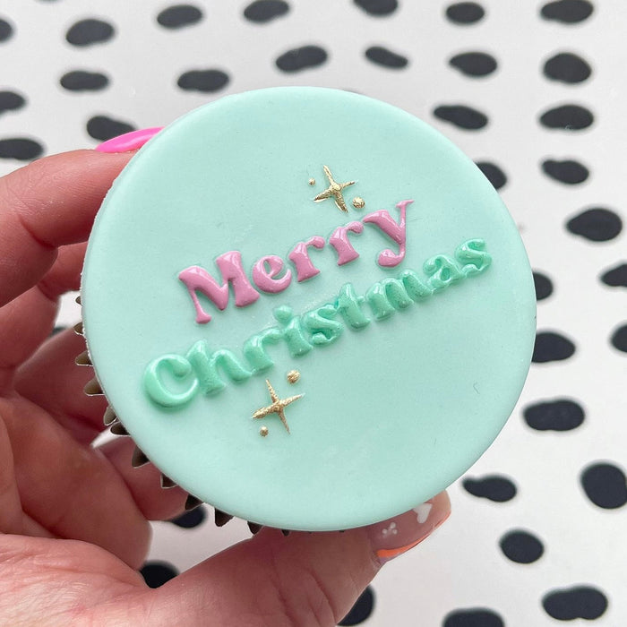 Sweet Stamp - OUTboss / Wish Upon A Cupcake - Retro Merry Christmas