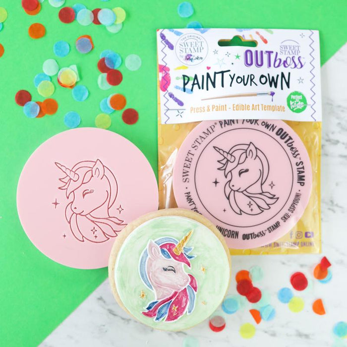 Sweet Stamp - OUTboss Paint Your Own - Unicorn